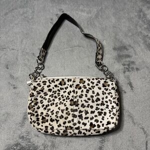 Free People Cheetah Print Cow Leather Pochette‎ Style Bag